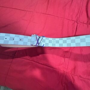 Louis Vuitton Cream Belt